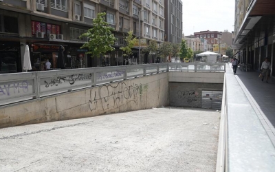 Entrada de l'aparcament des del Passeig Manresa | Roger Benet